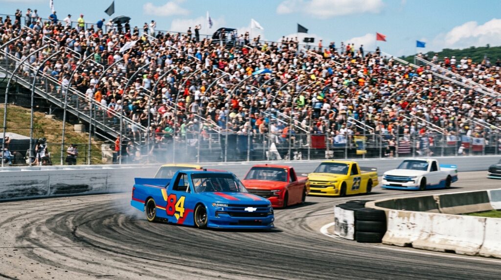 NASCAR truck race at New Hampshire Motor Speedway
