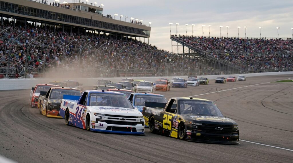 Truck Series double-overtime restart at New Hampshire