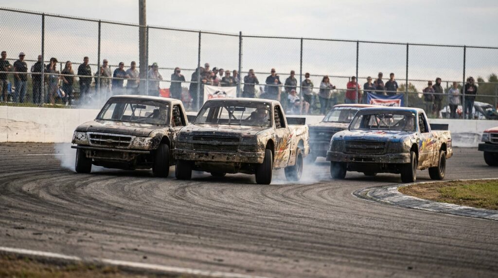 Waterford Speedbowl truck feature racing pack